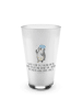 Mr. & Mrs. Panda Blümchentailglas Pinguin Duschen mit Spruch in Transparent