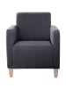 58 aufm Kessel SESSEL Karol Bezug Veloursstoff Buche natur / anthrazit