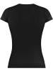 Janice 4 x Damen T-Shirt hochgeschlossen Nice in Schwarz