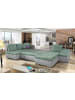 MF Design Gio Recamiere Rechts in Grau -  (L) 190 x (B) 351 x (H) 82 cm