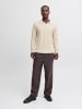 Jack & Jones Gestricktes Polo in Silver Lining
