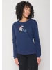 GreenBomb Sweatshirt Bike Cargo Bear in Marineblau