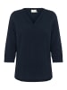 Kaffe Langarm-Bluse KAlinda Regular fit in Midnight Marine