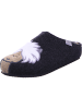 Tofee Pantoffel in schwarz