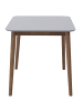 Beliani Esszimmertisch MODESTO in Grau/Braun - (W) 77 x (H) 73 x (L) 118 cm