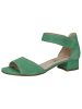 Caprice Sandalette in GREEN SUEDE