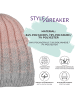 styleBREAKER Strickmütze in Hellgrau-Hellblau
