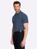 WITT WEIDEN Kurzarm-Hemd in marine-jeansblau-kariert