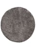 Pergamon Hochflor-Teppich Comfy Rund in anthrazit