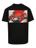 F4NT4STIC Heavy Oversize T-Shirt Crab Kanji Japan in schwarz