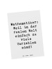 Mr. & Mrs. Panda Postkarte Spruch Mathematiker Leben mit Spruch in Weiß