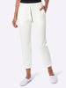WITT WEIDEN Jersey-Hose in ecru