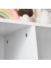 SoBuy Bücherregal in Mattweiß - (W) 34 x (H) 104 x (L) 80 cm