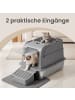 Feandrea Katzentoilette Boxal in Dunkelgrau - (B)61 x (H)46 x (T)41 cm