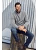 JP1880 Pullover in grau melange