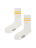 Camel Active 6er-Pack Unisex Socken mit Streifen-Detail in Weiß/Gelb