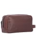 Piquadro Harper Kulturbeutel Leder 23 cm in dark brown