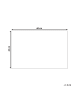 Beliani Fußmatte CADIZ in Bunt - (W) 40 x (L) 60 cm
