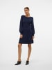 Vero Moda Strickkleid in Navy Blazer
