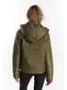 myMo Damen Leicht Wattierte Jacke in Militäroliv