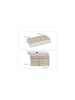 relaxdays Brillenbox in Weiß - (B)33,5 x (H)15,5 x (T)19,5 cm