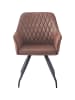 Kayoom Stuhl Amber in dunkelbraun