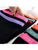 LOREZA 10er Set Pantys - Streifen - Bunt 140-146
