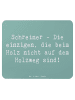 Mr. & Mrs. Panda Mousepad Spruch Schreiner Handwerk mit Spruch in Meeresbrise