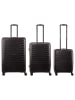 Franky Koffer 3er Set  PP15-55-L/69DF/77DF Spinner Gr. S/M/L black