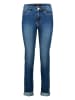 Zero  Jeans Straight Fit 32 Inch in Middle Blue Denim