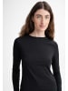 MELA Damen Basic Langarmshirt DHIVYA
