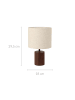 Home&Styling Collection Tischlampe in braun