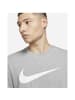 Nike Sportswear Swoosh Tshirt in Dk Grey Heather/(White)