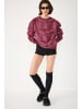 NO MATTER WHAT Sweatshirt im Bordeaux
