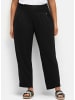 sheego Schlupfhose in schwarz