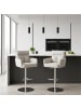 DUBI Möbel 2er-Set: Barhocker Leo in Creme - (B)54 x (H)96 x  (T)57 cm