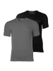Emporio Armani T-Shirt 2er Pack in Schwarz/Grau
