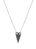 NAEMI Women Necklace in Silver Black