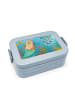 Mr. & Mrs. Panda Bento Box Wassermann Astrologie Design mit Spruch in Blau Pastell
