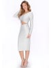 faina Women Dress in silver