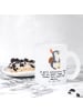 Mr. & Mrs. Panda Kaffeebecher Pinguin Ausflug mit Spruch in Transparent