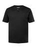 Men Plus Kurzarm T-Shirt in schwarz