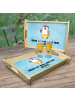 Mr. & Mrs. Panda Sofa Tablett Pinguin Kokosnuss mit Spruch in Eisblau