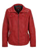 H.I.S Lederjacke mit Reversekragen in RED