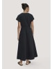 Hessnatur Hessnatur Jersey Kleid Knöchellang Relaxed aus reiner Bio-Baumwolle in schwarz
