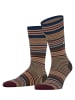 Burlington Socken Stripe in Camel