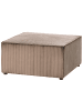 Beliani Ottomane LEMVIG in Beige - (W) 83 x (H) 41 x (L) 83 cm