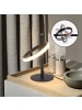 ZMH Tischleuchte LED in schwarz 3000K Warmweiß Ringe Design 6W Schlafzimmerlampe