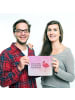 Mr. & Mrs. Panda Mousepad Flamingo Classic mit Spruch in Aquarell Pink