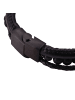 Steel_Art Lederarmband Herren Lean schwarz farben in schwarz